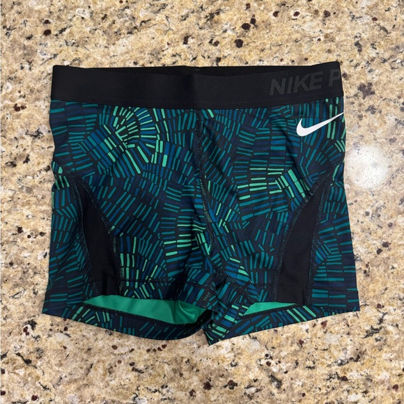 Nike Pants - Nike Pro Blue and Teal Shorts Size Medium